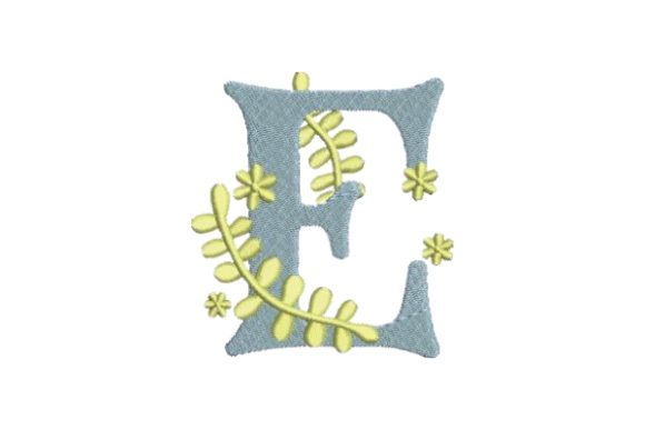 Floral Alphabet E: A Summer-Soft Monogram for Wedding & Holiday Gifting