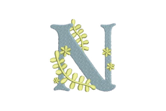 Floral Alphabet N: A Boutique Sweatshirt Monogram Review