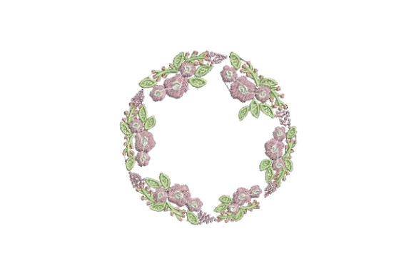 Flower Wreath: A Seasonal Embroidery Staple