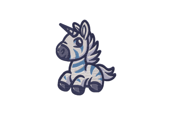 Zebra Embroidery Design for Handmade Gifts